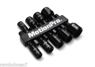 Motion Pro Magnetic Nut Driver Set 1/4 Inch Hex Drive 9 Piece Set 57-8590