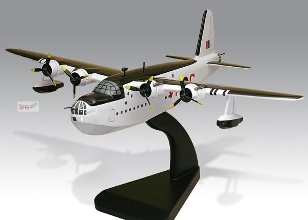 Short Sunderland RAF Solid Kiln Dried Mahogany Wood Handcrafted Display Model