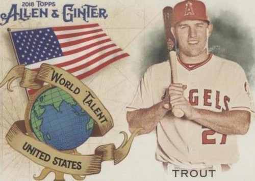 2018 Topps Allen & Ginter - Mike Trout #WT-50