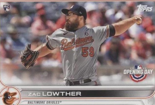2022 Topps Opening Day - Zac Lowther #63