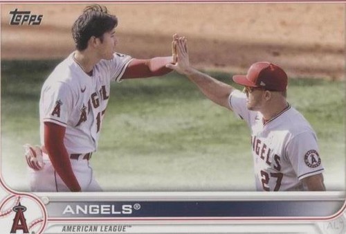 2022 Topps Series 1 - Mike Trout Shohei Ohtani #159