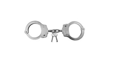 MACE MTS Nickel Plated Carbon Steel Chain-Link Handcuffs