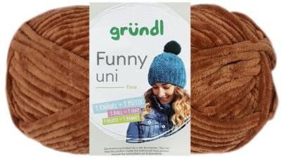 100 Gramm Gründl Funny Uni Mikrofasergarn Farbauswahl