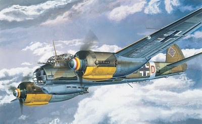 Dragon 5528-1/48 II Guerra Mundial Dt. Junkers Ju-88A-4 Schnell-Bomber Nuevo
