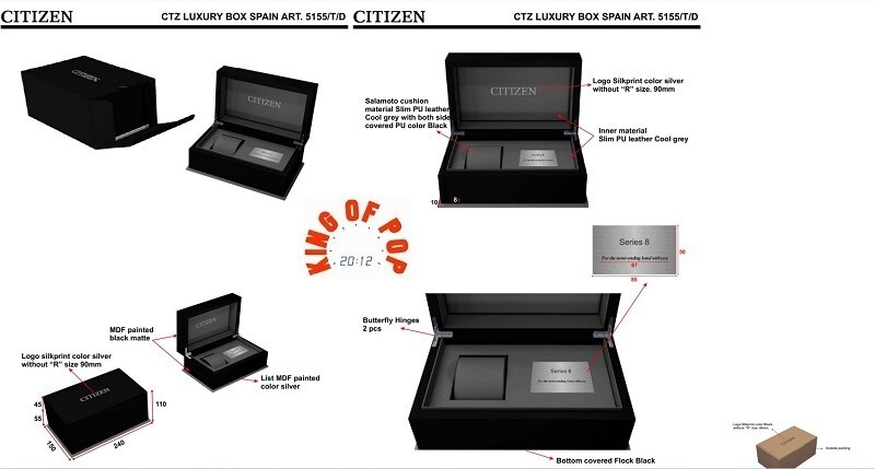 Pre-owned Citizen Nb6031-56e Self-recharging,especial Luxury Box 8 Series Free Shipping