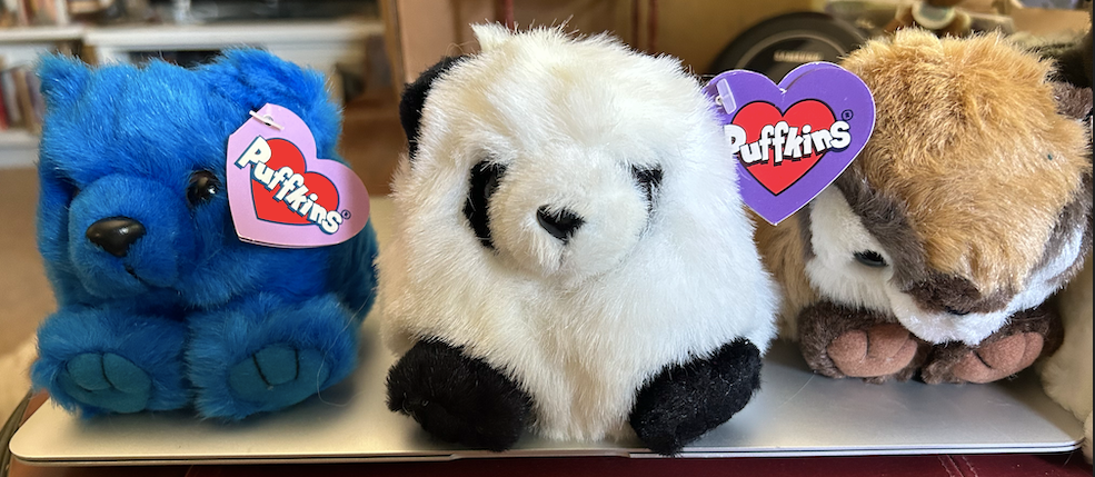 Puffkins Collection by Swibco Lot (9), 3 without tags, 1 mini keychain