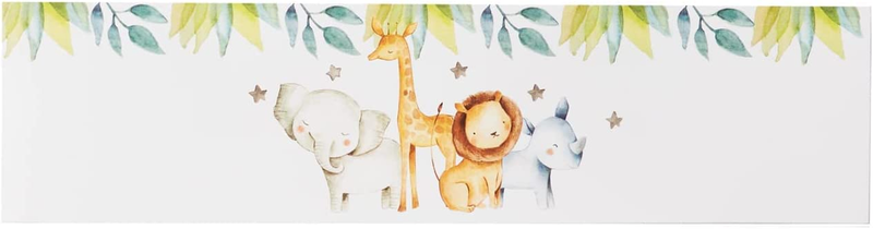 24 Safari Jungle Water Bottle Labels - (Self-Stick, Waterproof 8X2) Baby Shower