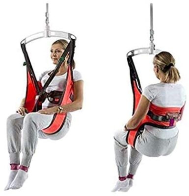 Fushida Hoyer Lift Sling,Commode Patient Lift Slings Medical Transfer Sling f...