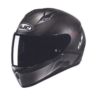 HJC C10 Inka Full Face Helmet Black/Red Md