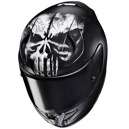 HJC RPHA 11 PRO MARVEL PUNISHER 3 MOTORCYCLE HELMET XL FREE DARK SHIELD 64 590 374362198146