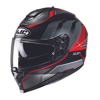 HJC C70 Nian Full Face Helmet Black/Red XL