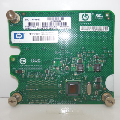 HP BLC NC360M NIC Adapter Model: HSTNS-BN30 445976-001 448068-001