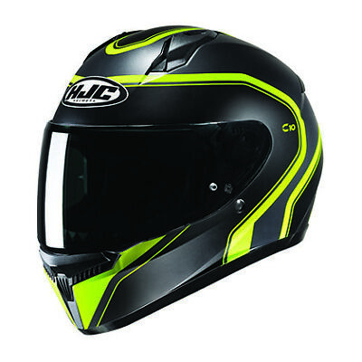 HJC C10 Elie Full Face Helmet Hi Viz XL
