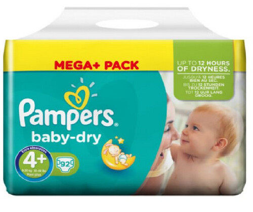 Pampers Baby Dry 4+ (184 Windeln)