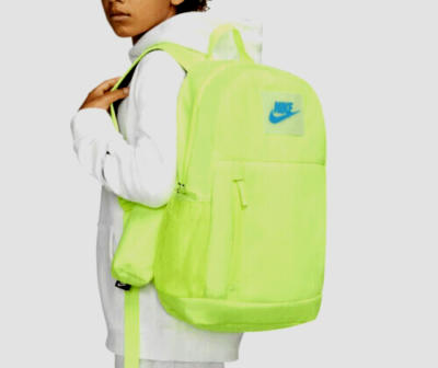 Nike Kids Elemental Volt Black Blue Backpack Pencil Pouch DV3052 702 NWT