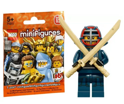 FIGURINE MINIFIGURE LEGO SERIE 15 71011 N°12 LE LUTTEUR DE KENDO NEUF SCELLÉ