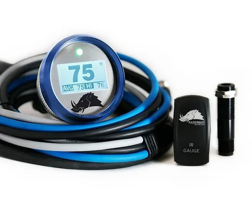 Razorback 3.2 Edition Dimmable Infrared CVT Belt Temperature Gauge 