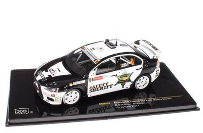 Mitsubishi Lancer Evo X IRC Rally Ypres 2011 Safety 1:43 IXO MODEL CAR RAM533