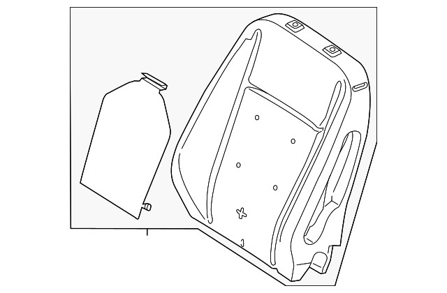 Genuine Ford Seat Back Pad CJ5Z-7864811-D