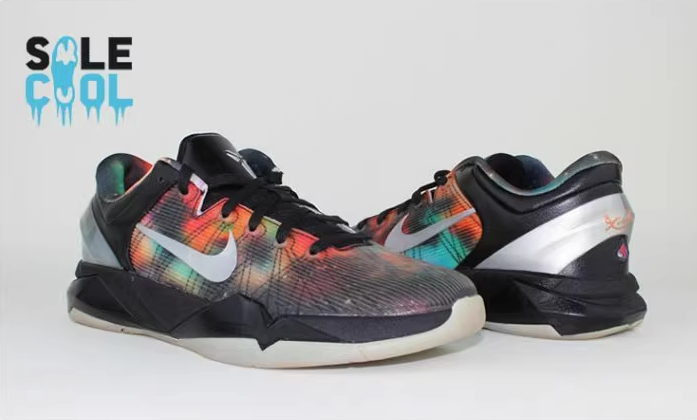 Pre-owned Nike Zoom Kobe Vii Galaxy Shoes 505399-002 In Multicolor
