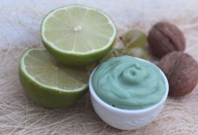 4 oz 100% Natural Handmade Sparkling Lime gel-cream for combination skin