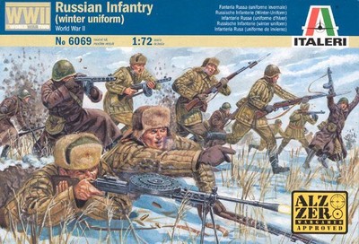 ITALERI 6069 1/72 WWII Russian Infantry Winter Uniform