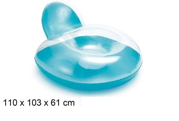 Poltrona Gonfiabile Comfort Sedia Divertimento Mare Estate val