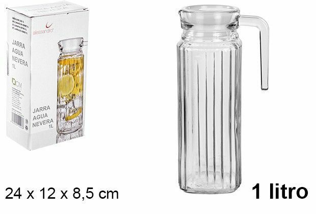 Caraffa Brocca Giara In Vetro Da 1Lt 1 Litro bal