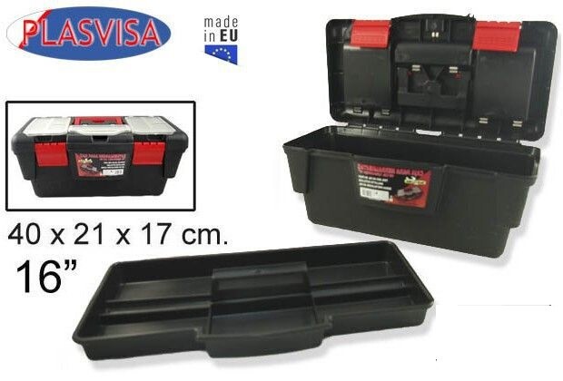 Valigetta Scatola Cassetta Portautensili Porta Attrezzi Lavoro 16" 40cm dfh