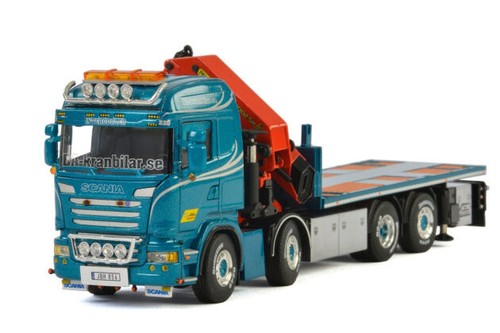 WSI for SCANIA STREAMLINE HIGHLINE 8x2 TAG AXLE PALFINGER 15000.2 1/50 MODEL