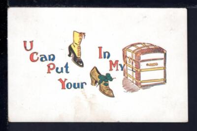 Postcard - Comic - U Can Put Your Shoes In My Trunk
