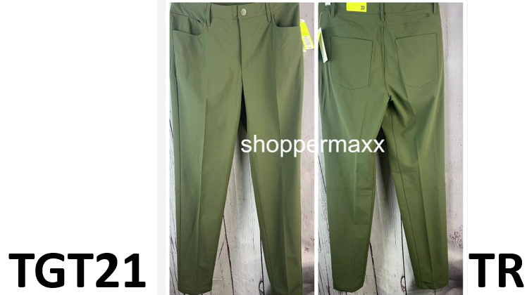 Men's UPF 50+ Lightweight Golf Pants - All in Motion, Moss, Size 30Wx34L