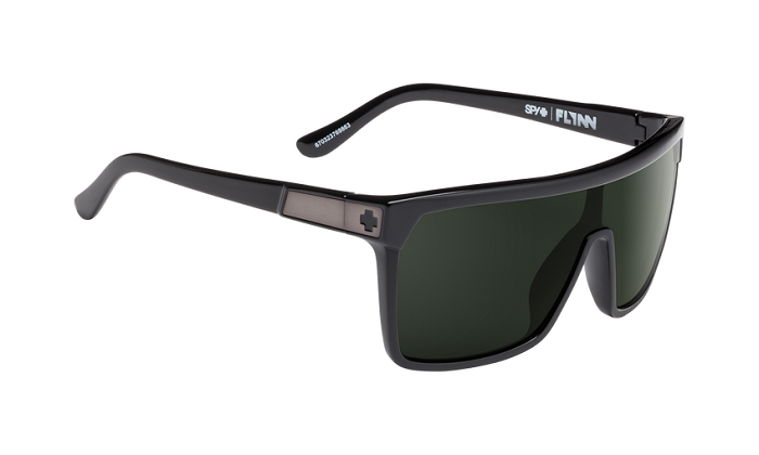 New Spy+ Optic FLYNN Black/Matte Black Sunglasses Happy Gray Greens - Free Ship