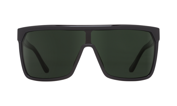 New Spy+ Optic FLYNN Black/Matte Black Sunglasses Happy Gray Greens - Free Ship