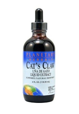 Жидкий экстракт кошачьих когтей Planetary Herbals, 4 унции жидкости
