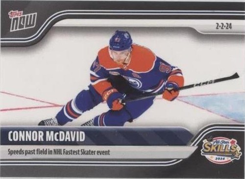 2023-24 Topps Now NHL Stickers - Connor McDavid #103