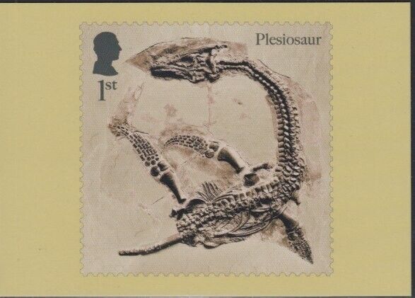 GREAT BRITAIN Age of Dinosaurs Plesiosaur PHQ Card