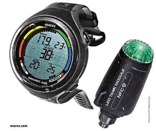 Mares Smart Air Dive Computer Watch with Led Transmitter, Free Shipping, New!