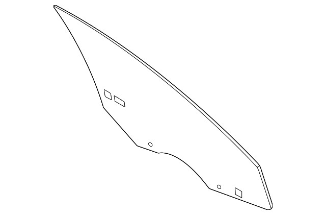 Genuine Ford Door Glass M1PZ-7821410-B