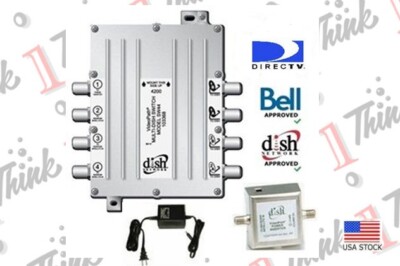 100% NEW SW44 Multi-Dish Switch kit for Bell Express VU / Dish Network / DirecTV