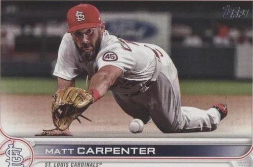 2022 Topps Series 2 Matt Carpenter Gold #484 Serial #1592
