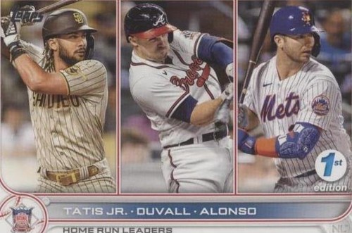2022 Topps Series 1 1st Edition - Adam Duvall Fernando Tatís Jr. Pete Alonso #146