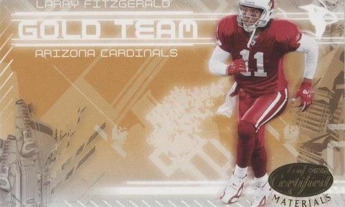 2005 Leaf Certified Materials Larry Fitzgerald #GT-20