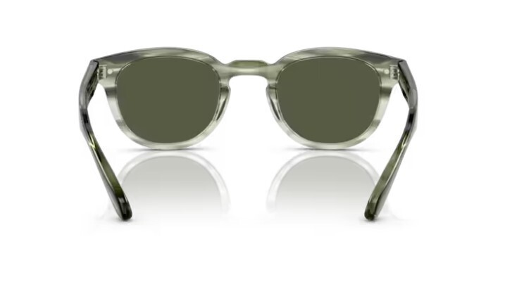 Pre-owned Oliver Peoples 0ov 5036s Sheldrake Sun 170552 Jade/grey 49mm Men's Sunglasses In Gray