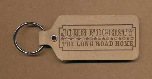 John Fogerty The Long Road Home RARE promo leather keychain 