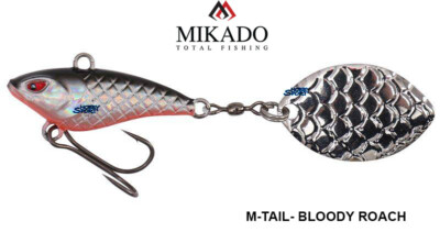 MIKADO M-TAIL 6 GR COL. BLOODY ROACH PMMT-6 BR SPINNING TROTA PERSICO REALE