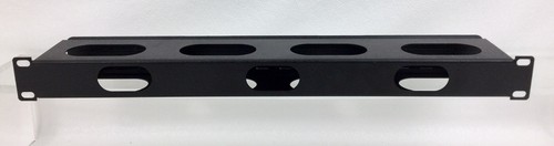 ELECTRON METAL 1U HINGED HORIZONTAL CABLE MANAGER BLACK DUCT 19x1.75x3” B831