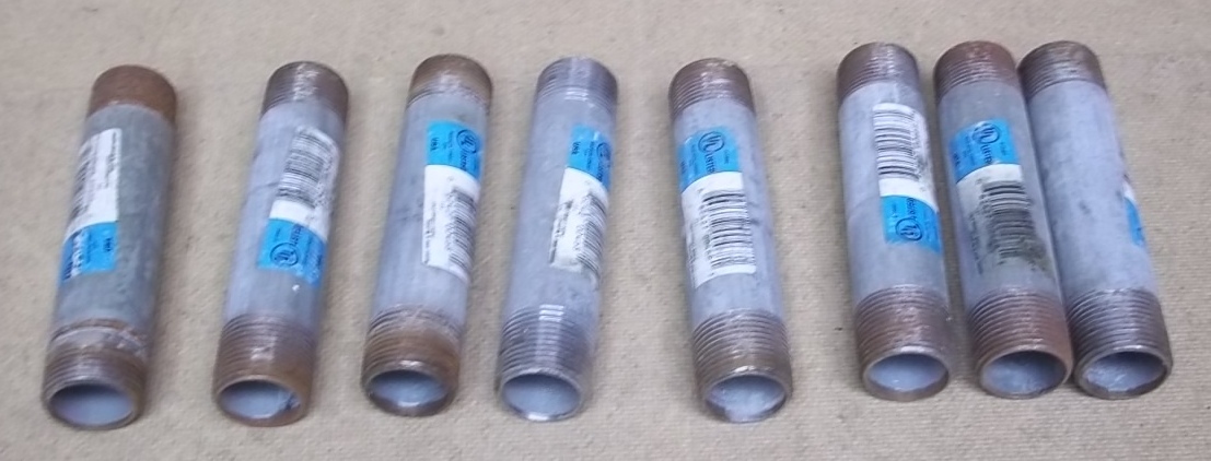 Conduit RMC 1in x 6in Threaded Lot of 8