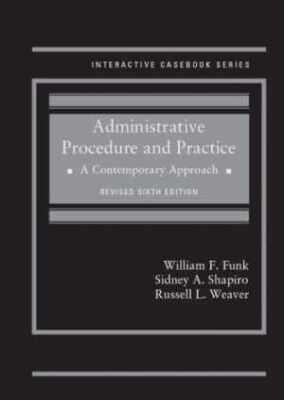 Administrative Procedure and - Hardcover, by Funk William; Shapiro - Good