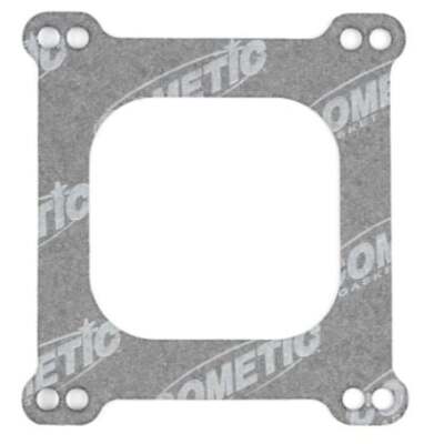 Cometic C5263FC Carb Base Gasket - Squarebore 4-Barrel - Open - Fiber - Each